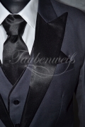 Anzug TW0004AN - Bräutigam dunkelblau einreihig Mischgewebe Wolle Polyester 3