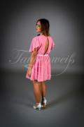 Brautjungfernkleid TWSP02 - Brautjungfernkleid pink mini Glockenärmel Chiffon 3