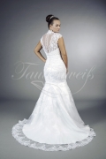 Brautkleid TW0107B - Meerjungfrau Spitze trägerlos Herzausschnitt zweiteilig mit Bolero 3