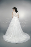 Brautkleid TW0155B - Übergröße Plus XXL Große Größe Tüll Organza Spitze Strass 3