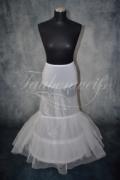 Reifrock R0002 - Reifrock Petticoat zwei Reifen elastischer Bund für schmale A-Linie 1