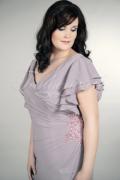 Abendkleid TW0025A - Abendkleid Übergröße Plus XXL Große Größe Chiffon kurz malve 2