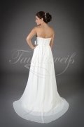 Brautkleid TW0066B - Empire Umstandsbrautkleid Chiffon Spitze Strandhochzeit 3
