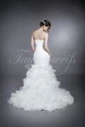 Brautkleid TW0099B - Meerjungfrau Organza Strass 2 in 1 abnehmbarer Rock 3