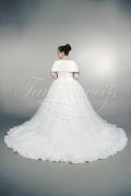 Brautkleid TW0157B - Übergröße Plus XXL Große Größe Spitze Prinzessin Langarm 3