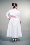 Brautkleid TW0173B - Übergröße Plus XXL Große Größe Chiffon pink Bolero 3