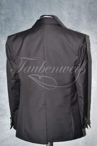 Anzug TW0002AN - Bräutigam schwarz 2reihig Mischgewebe Wolle Polyester 6