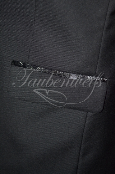 Anzug TW0005AN - Bräutigam dunkelblau einreihig Mischgewebe Wolle Polyester 4