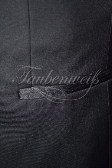 Anzug TW0002AN - Bräutigam schwarz 2reihig Mischgewebe Wolle Polyester 4