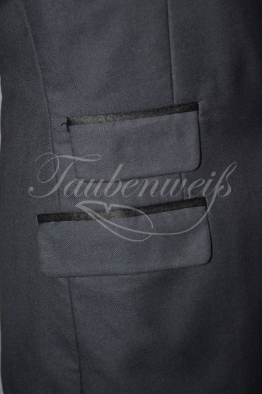 Anzug TW0004AN - Bräutigam dunkelblau einreihig Mischgewebe Wolle Polyester 4