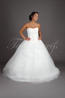 Brautkleid TW0194B - Prinzessin Tüll Spitze glamourös Schleppe Schnürung